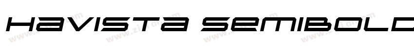 Havista SemiBold字体转换